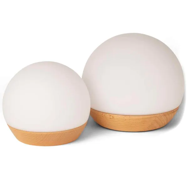 Spring Snowball Bærbar Bordlampe Ø11 cm Hvit