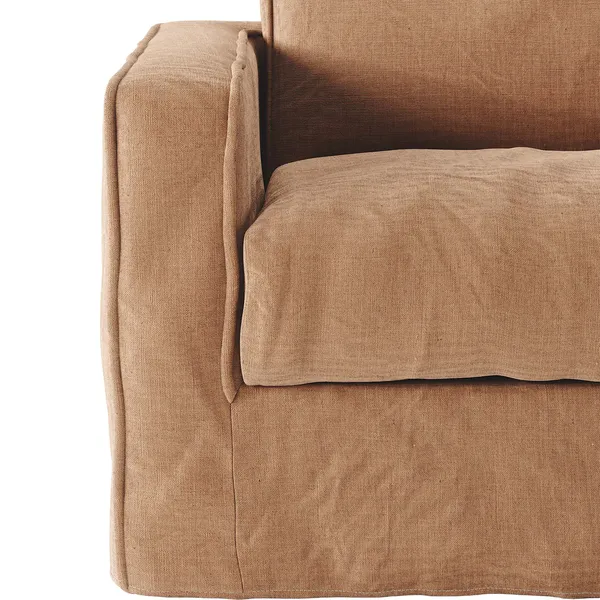 Loom Nest Love Seat Lin Taupe