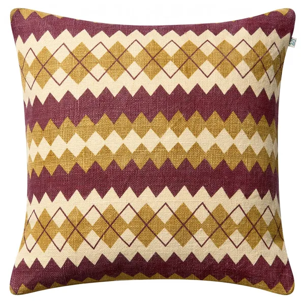 Nisha Pudebetræk 50x50 cm Masala Yellow / Ruby