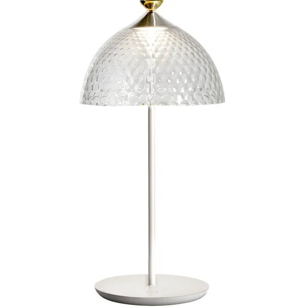 Pumo Bordslampa Transparent / Vit