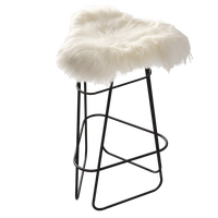 Iceland Barstol 65 cm Sort / Wild White