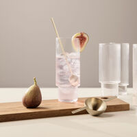 Ripple Longdrinkglass 4-pk Smoked Gray