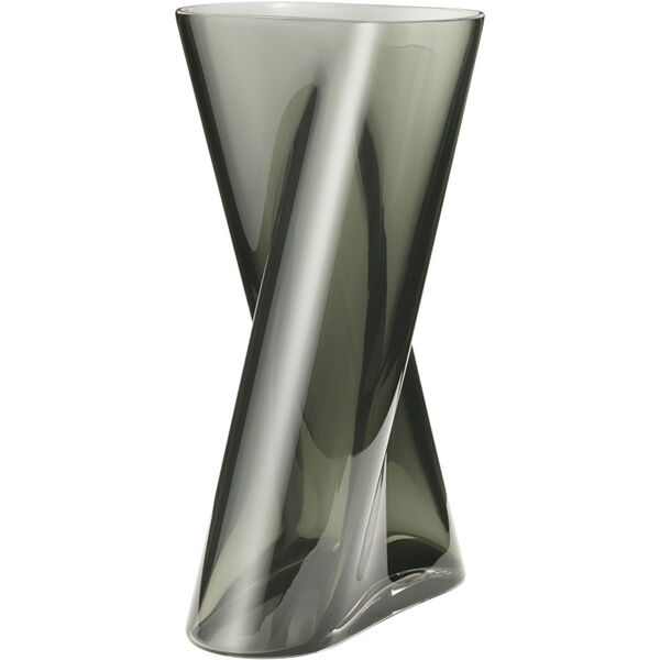 Lituus Glassvase Grå Stor
