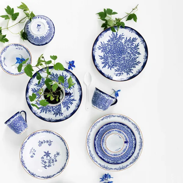 Ostindia Floris Tallrik 27 cm Blå