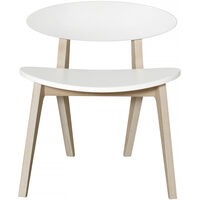 Wood Pingpongstol Vit/Ek