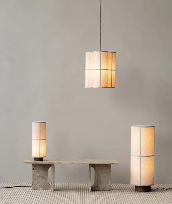 Hashira Bordlampe Ø18 cm Raw