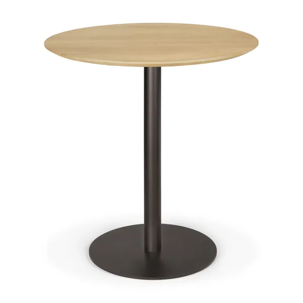 Blend Bord Ø70 cm Mørk Bronse / Eik