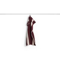 Stripe Handduk 40x60 cm Vinröd