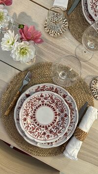 Positano Salaattilautanen 20 cm Punainen