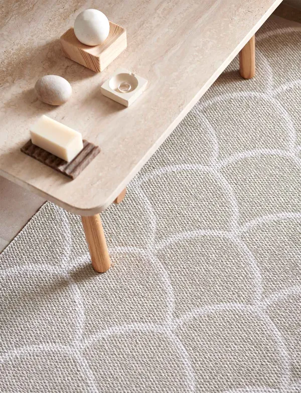 Kotte Tæppe Linen/ Vanilla 70x225 cm