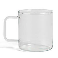 Glass Kaffemugg M Klar
