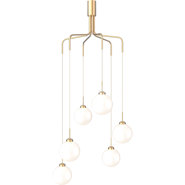 Apiales Cluster 6 Lysekrone Messing / Opal