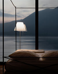 Costanza Floor Lamp Aluminum/White