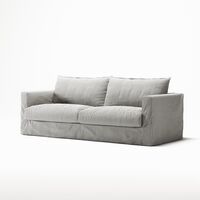 Klädsel Till Le Grand Air Nou 3-sitssoffa Linne Ash Stripe