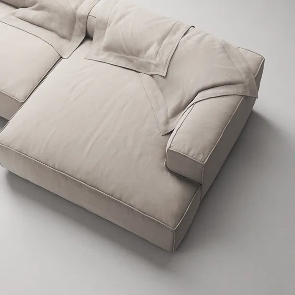 Grand Kolmipaikkainen Sohva leposohva Oikea Sandshell Beige