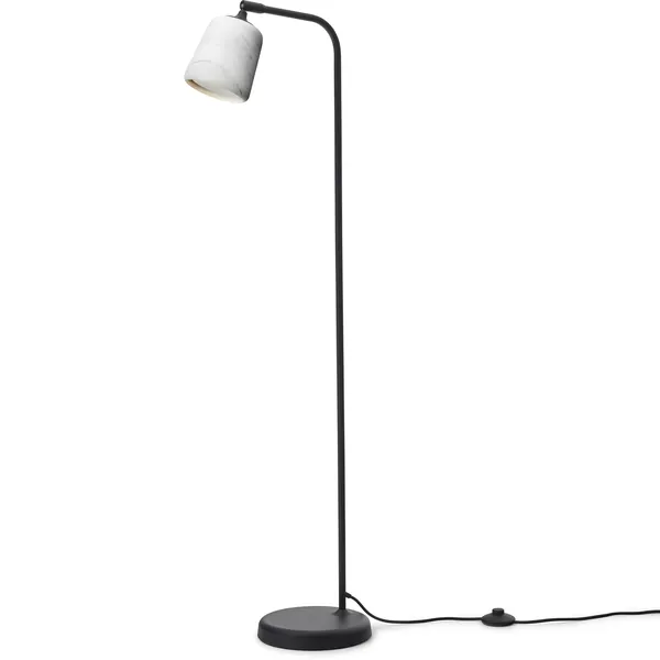 Material Gulvlampe White Marble
