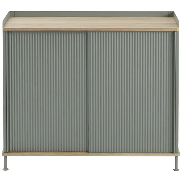 Enfold Skænk 45x100 cm Olieret Eg / Dusty Green