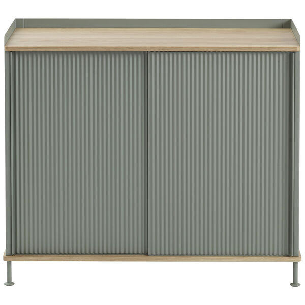Enfold Skænk 45x100 cm Olieret Eg / Dusty Green