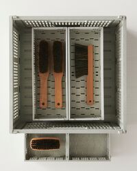 Colour Crate Medium Square Oppbevaring Grey