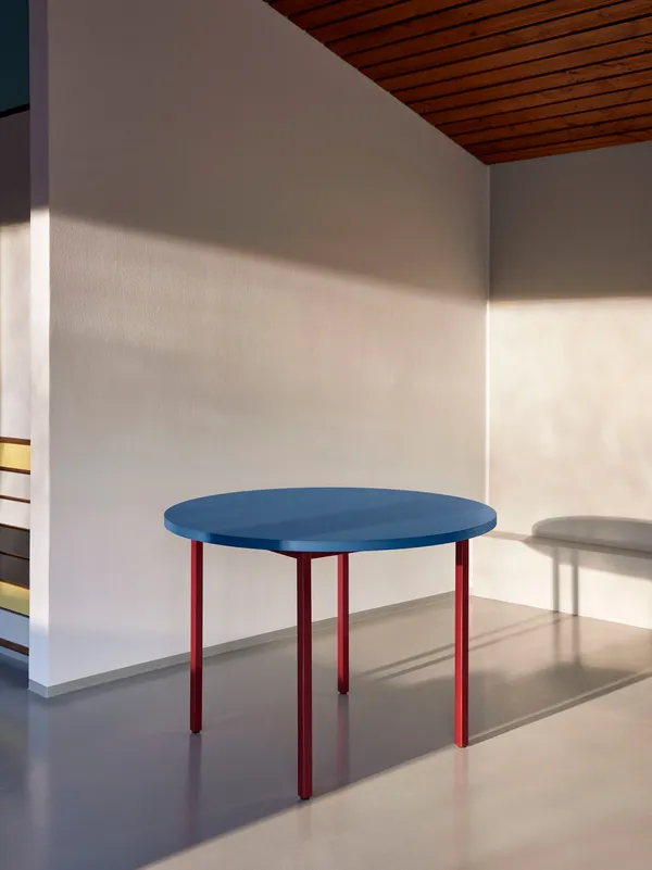 Two-Colour Bord Ø105 cm Vinrødt / Blåt