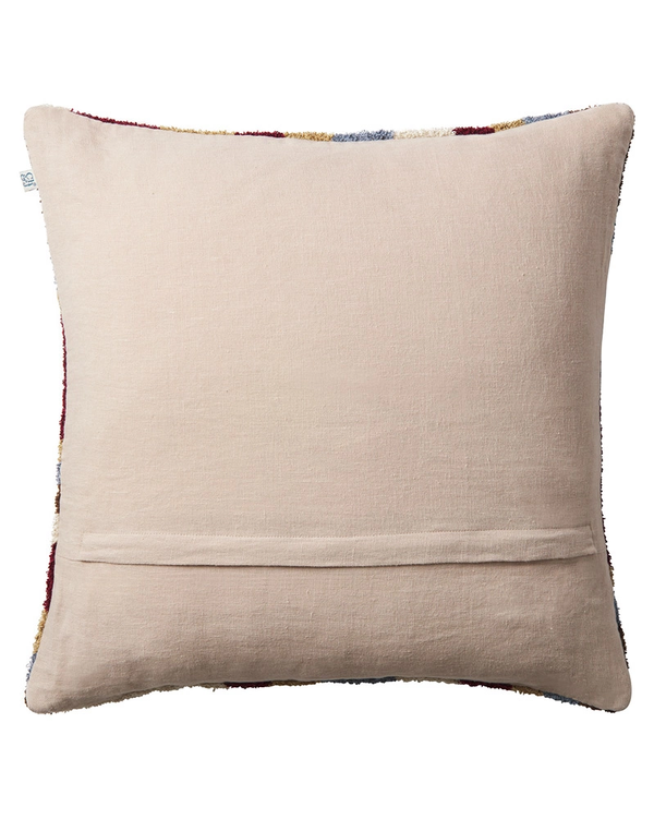 Sagar Tyynynpäällinen Silmukkanukkakangas 50x50 cm Dusty Blue / Ruby