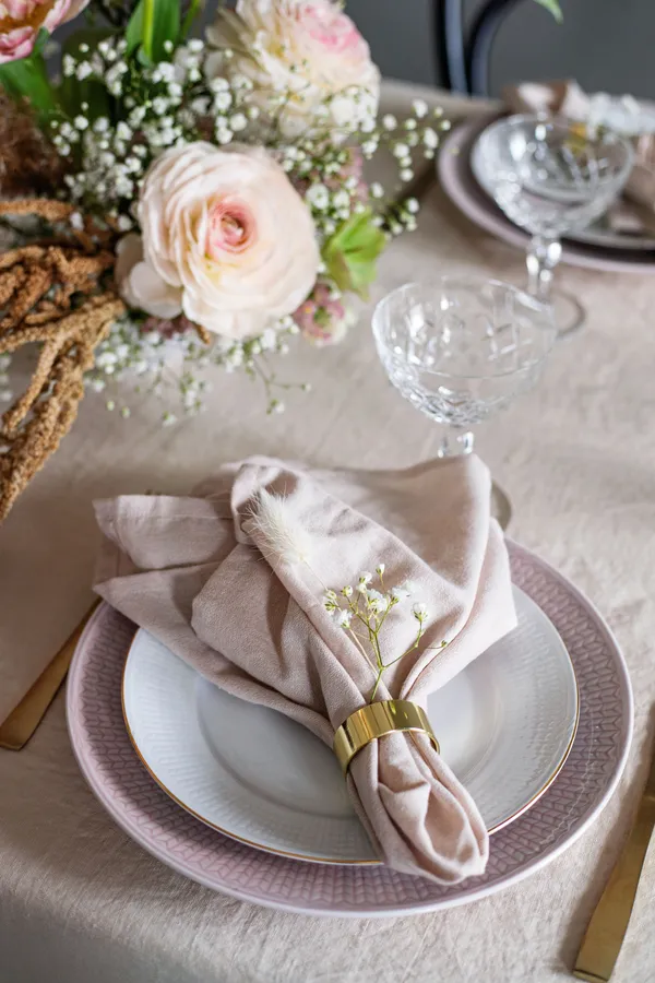 Swedish Grace Tallerken 21 cm 6-pak Rose (Pink)