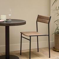 Vev Spisebordsstol Sort/Brun