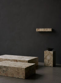 Plinth Low Sofabord 100x60 cm Kunis Breccia Marmor