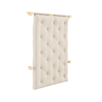 Hooked Madrass Med Beslag 135x200 cm Raw / Beige