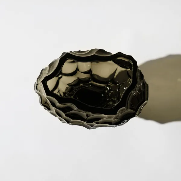 Canyon Medi- Clear Vase 18 cm Røyk