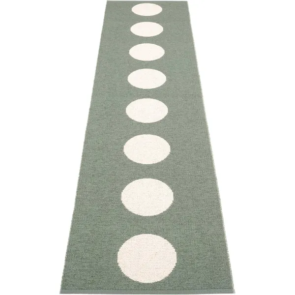Vera Teppe Army/ Vanilla 70x300 cm