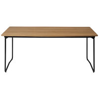 B31 Bord 92x170 cm Oljad Ek / Svart
