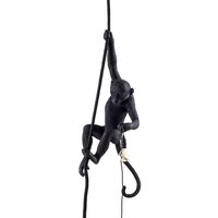 Monkey Pendel Med Rep Utomhus Svart