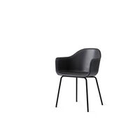 Harbour Chair Upholstered Leather Dakar 08/Black