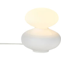 Reflection Oval Bordlampe Hvit