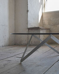 Sirius Salongbord Ø120x38 cm Silver Grey
