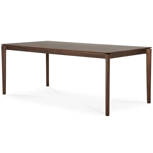 Bok Spisebord Sortbejdset Teak 95x200 cm