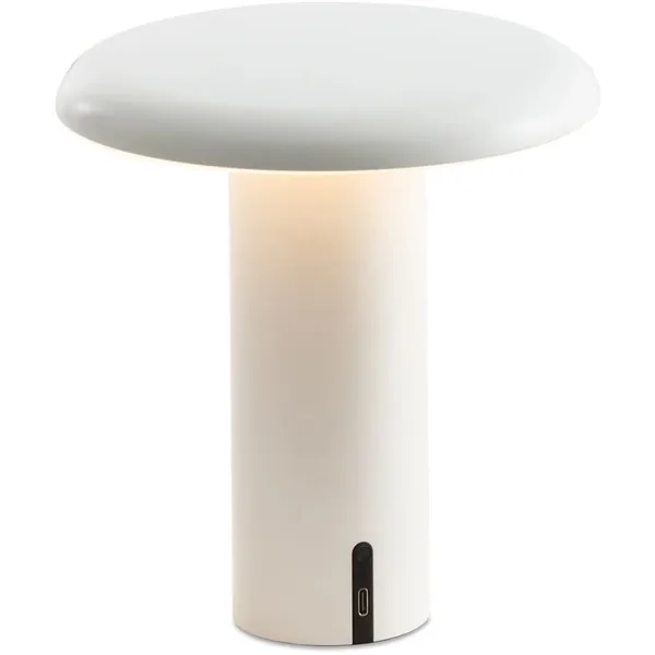 Takku Pöytävalaisin Kannettava Varnished White