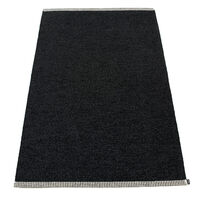 Mono Gulvteppe 85x260 cm Sort