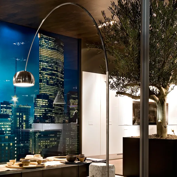 Arco Gulvlampe Marmor