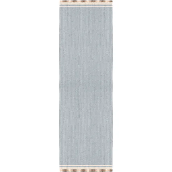 Röllakan Solid Ullteppe 80x300 cm Sky Blue