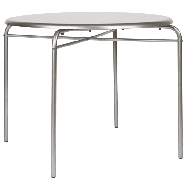 Petit Rond Bord Rustfrit Stål Ø90 cm