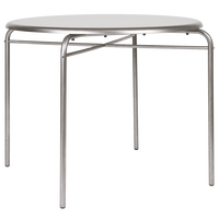 Petit Rond Bord Rustfrit Stål Ø90 cm
