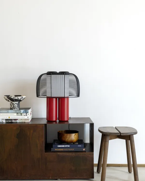 Yasuke Bordlampe Rød / Sort