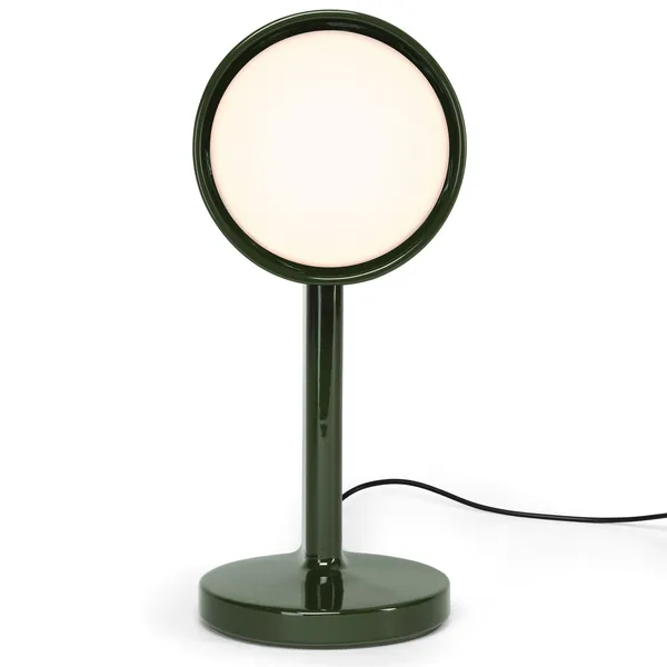 Céramique Side Bordslampa Moss Green