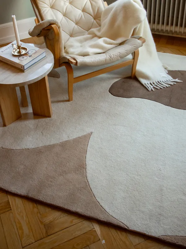 Poppy Ullteppe 250x350 cm Beige