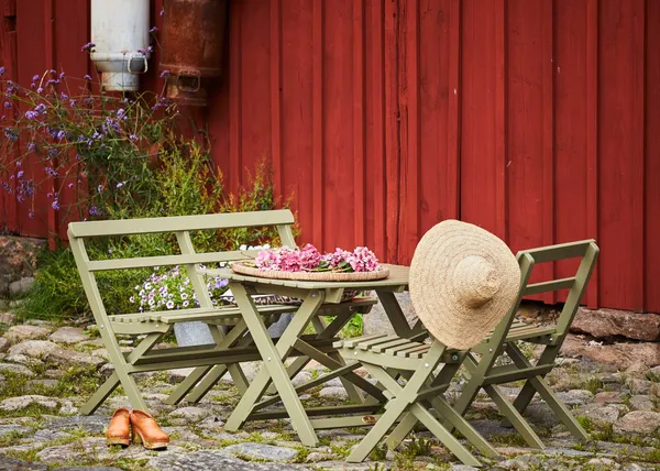 Torpet Stol Antikgrøn