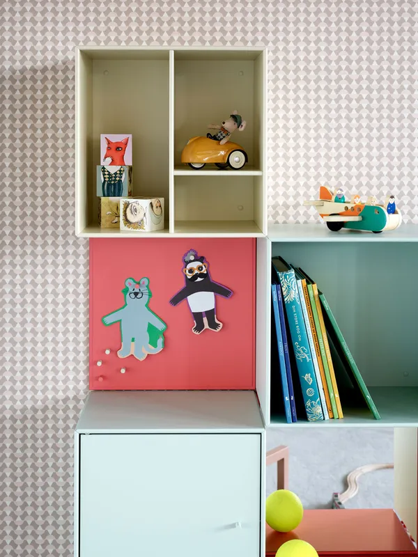 Mini 1102 Hylde Med Rum Flint