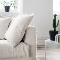 Verhoilu Le Grand Air Kolmipaikkaiselle Sohvalle Pellava Creamy White