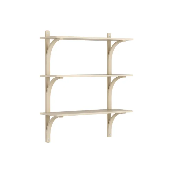 Levi Vegghylle 90 cm Medium Aluminium / Naturlack Ask